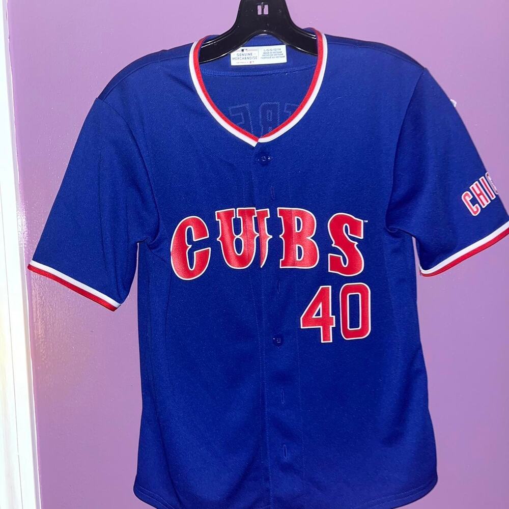 Cubs jersey size lg